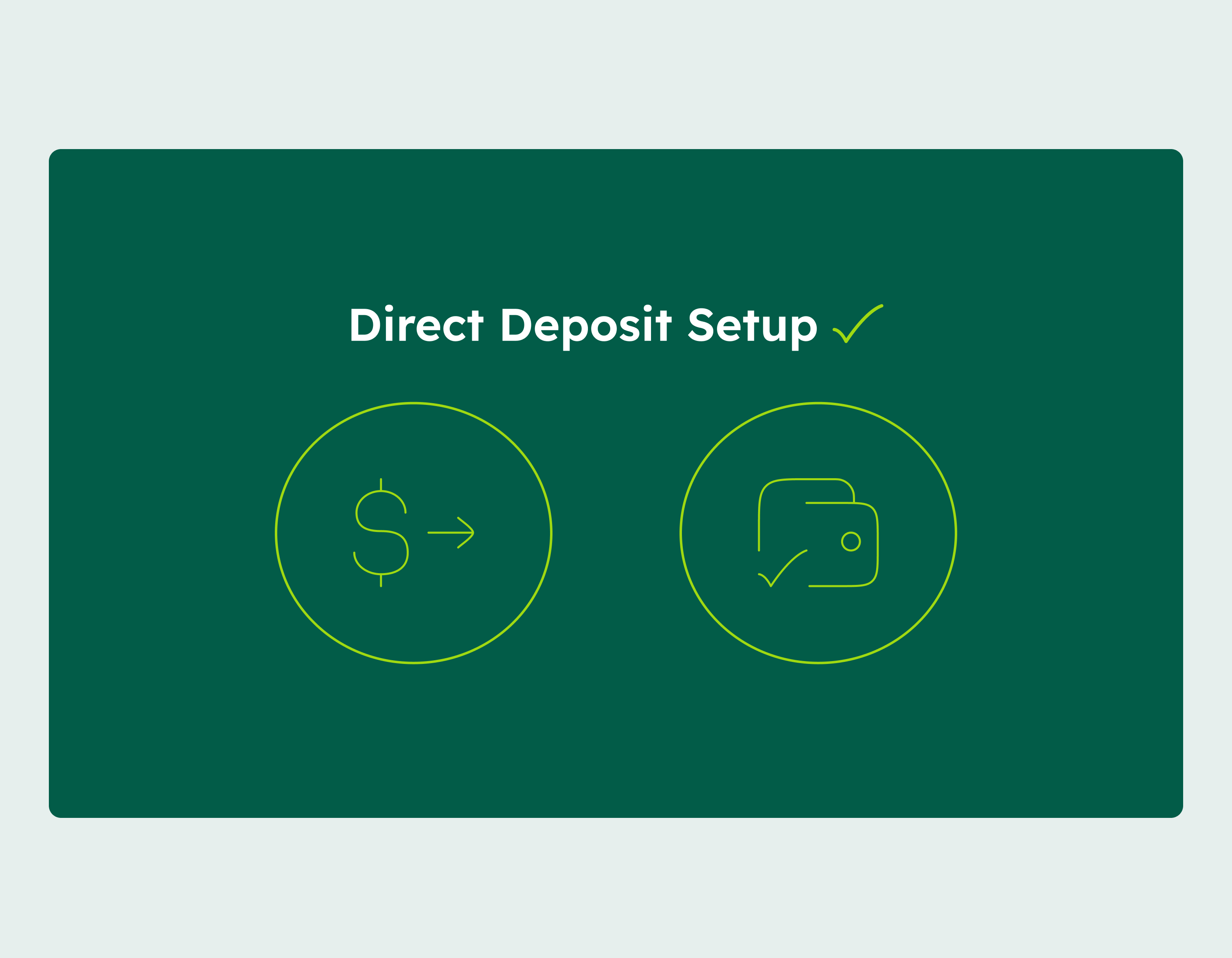 Direct deposit graphic
